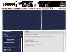 Tablet Screenshot of iscreamrecords.com